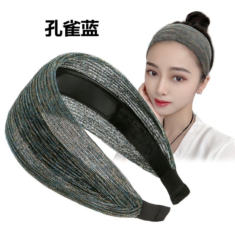 高端品质遮白发头饰遮盖神器透气宽边束发带2021年网红新款发卡发箍女