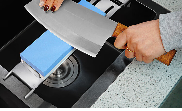 不锈钢磨刀石架磨刀可伸缩磨刀石架磨刀磨刀器磨刀架家用 不锈钢磨刀