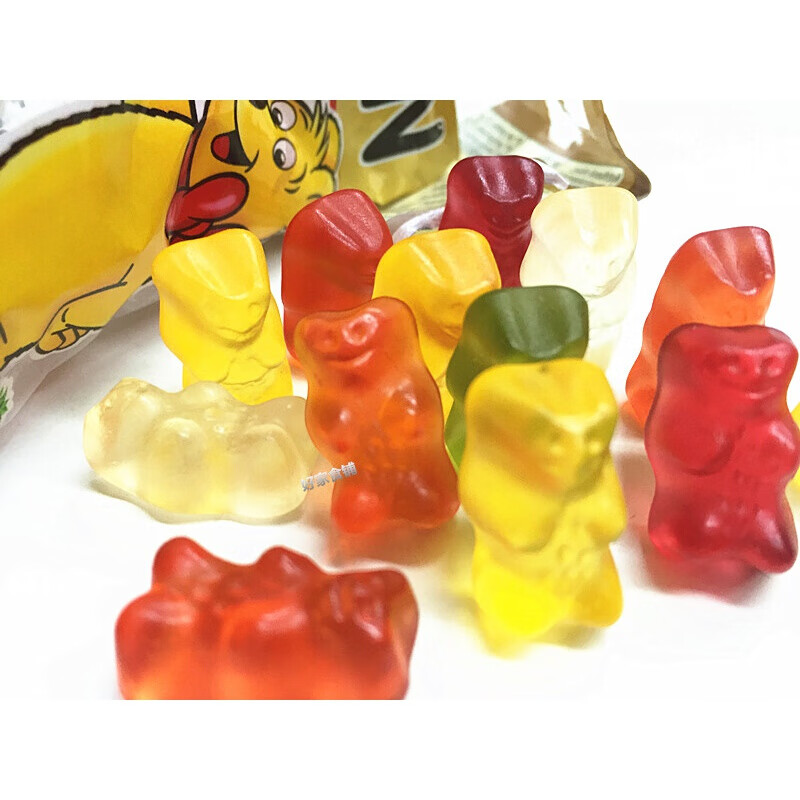 德国进口糖果haribo哈瑞宝经典小熊混合水果可乐软糖橡皮糖200g新款