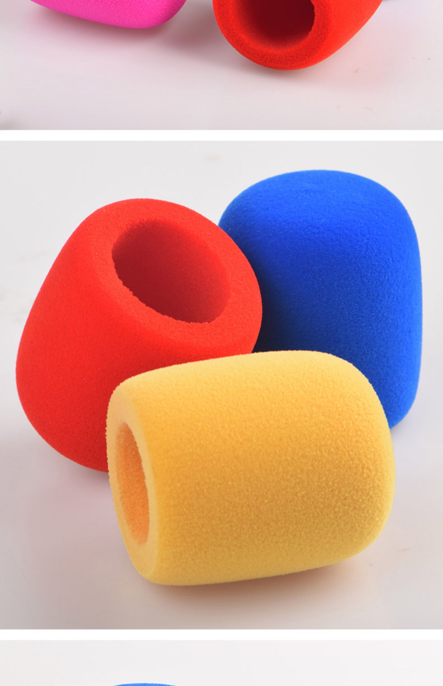 yngfn 话筒套海绵套加厚非一次性话筒防喷罩电容麦无线麦克风套子ktv