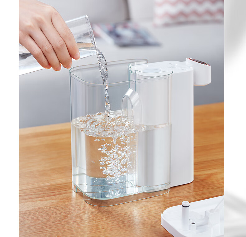 小米生态即热式饮水机家用桌面台式净饮机大容量烧电热水瓶保温开水壶