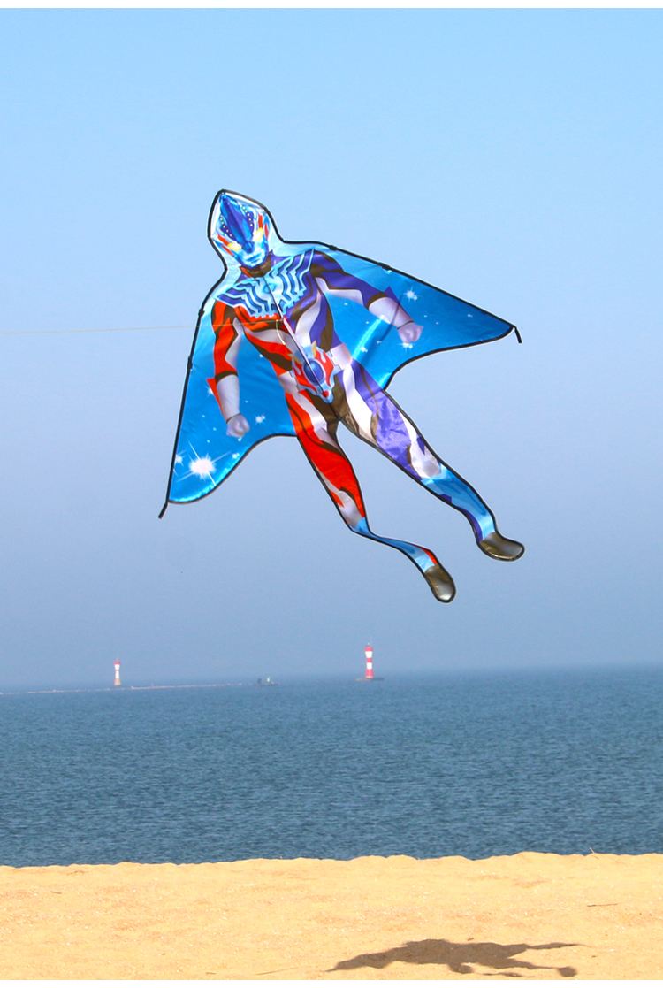 甄萌奥特曼风筝风筝儿童专用大人年新款微风易飞潍坊网红风筝立体大型