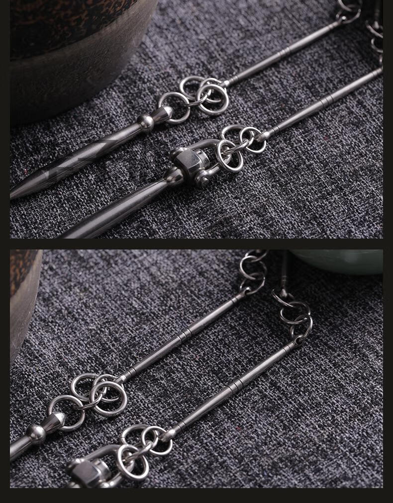 李子键不锈钢九节鞭武术表演鞭训练鞭防身钢鞭十八般软教程鞭彩健身