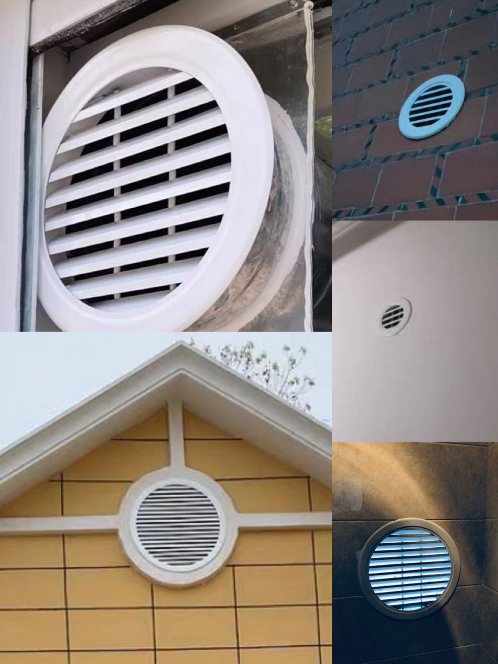 百叶外墙防雨百叶窗检修口暖气罩散流器出风回风口 洞口尺寸350【图片