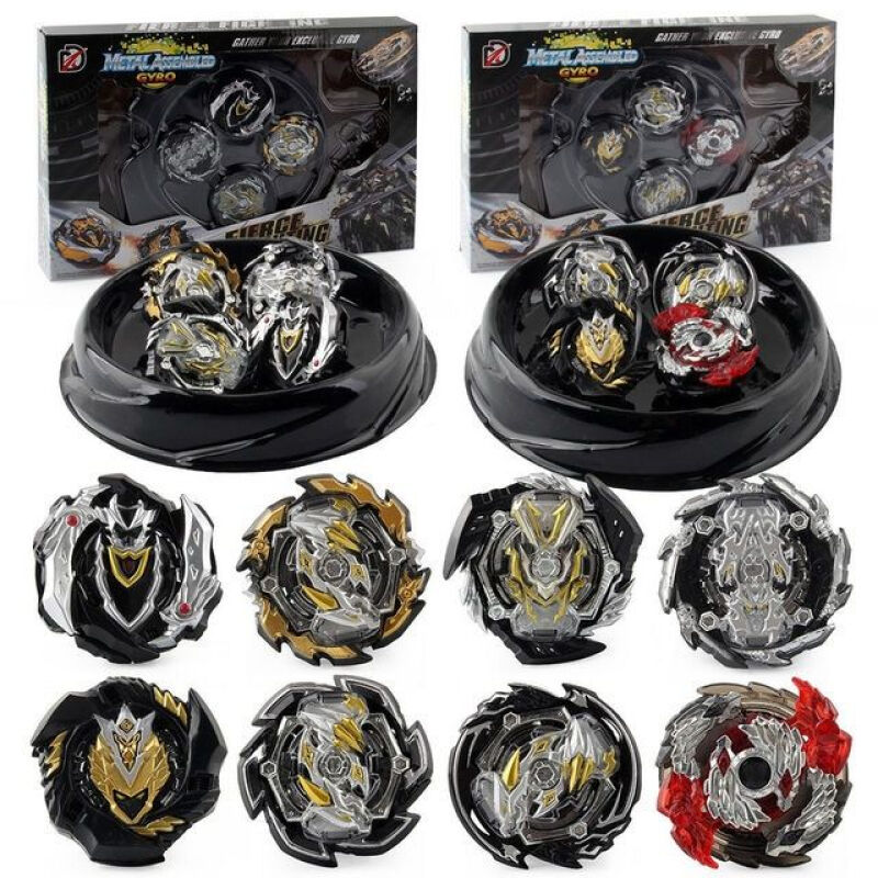 适用beyblade套装爆裂陀螺限定黑金版带竞技战斗盘爆旋陀螺玩自营礼物