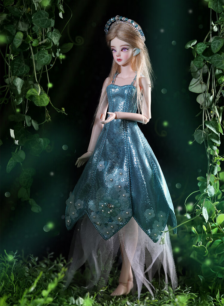 6分bjd娃娃女手工化妆sd树脂关节浪花精灵ob11 裸娃(不含妆)【图片