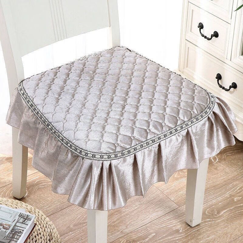 椅子垫家用坐垫学生坐垫餐椅垫四季通用防滑加厚夹棉坐垫凳子垫雾霾蓝