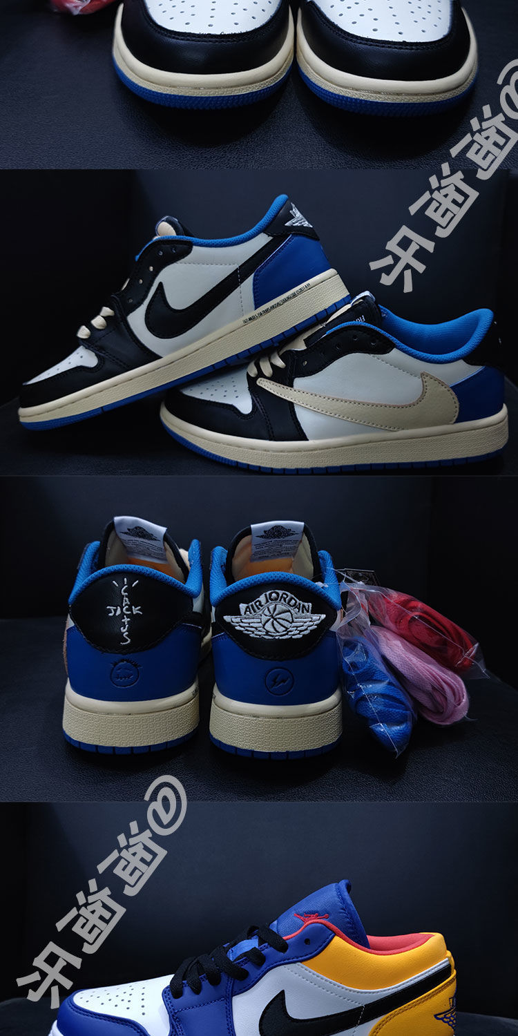 低帮倒钩纯原小闪电篮球鞋aj烟灰北卡蓝运动板鞋男影子灰 黑橙丝绸 36