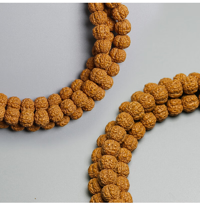 美朗格【特价捡漏】印尼小金刚菩提子108颗龙脊梅花桩双纹纹路文玩