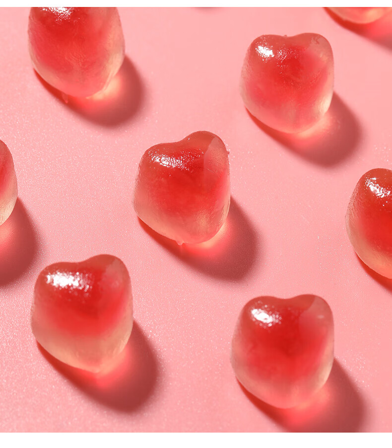 膳美胶原蛋白肽夹心软糖 水蜜桃味口服糖果伊的家 120颗/2盒【图片