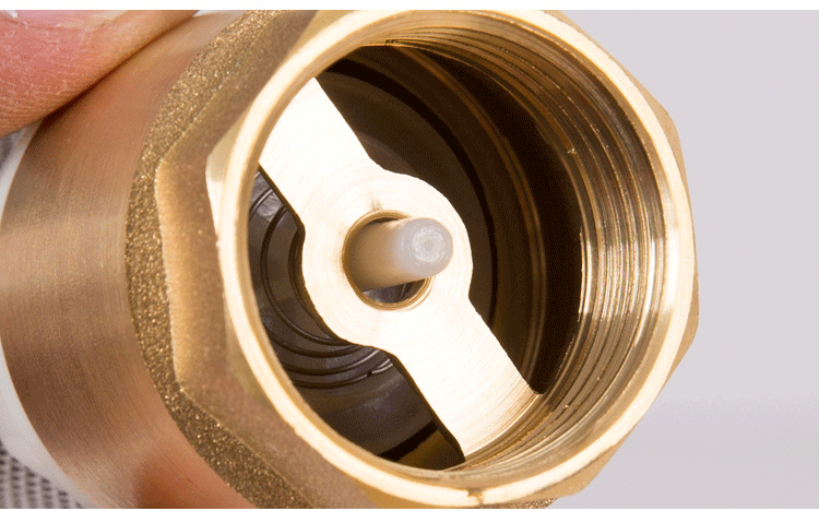 自吸泵底阀止回阀带不锈钢过滤六分铜抽水泵回水阀单向逆止阀花篮