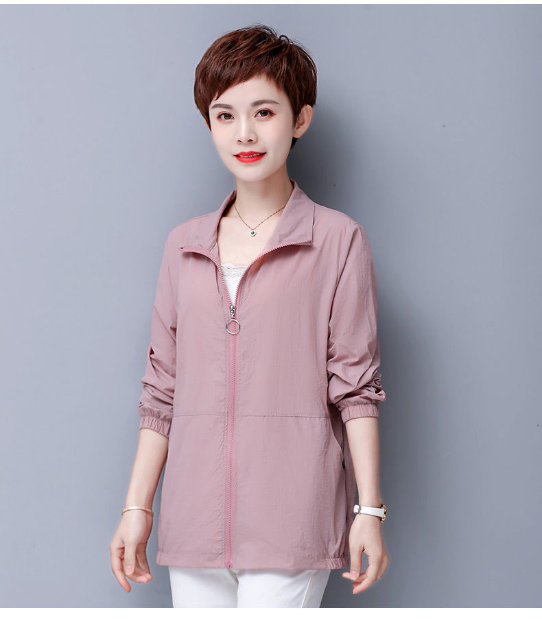 特价南极人防晒衣女情侣中年女大码修身型夏季外穿4050岁妈妈薄款透气