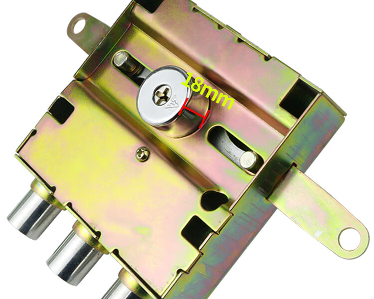 家用碰锁出租房老式防盗门自动门锁防盗门旋钮锁十字自动碰锁更换大号