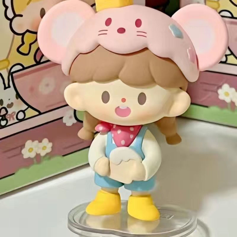 卓大王盲盒樱花咖啡店整套盲盒公仔可爱铃铛奶茶日记系列谁是魔女潮玩