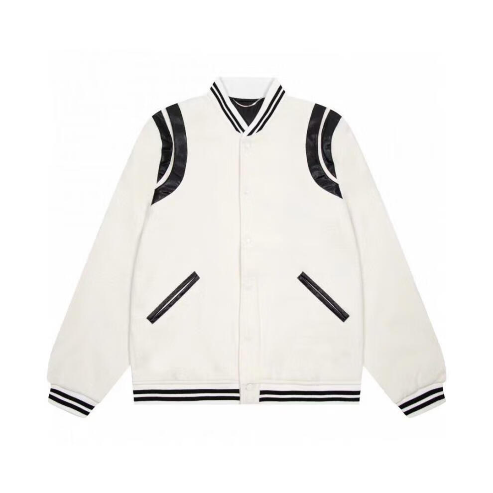 slp权志龙同款棒球服宽松复古质感飞行夹克长袖外套马绒面料.