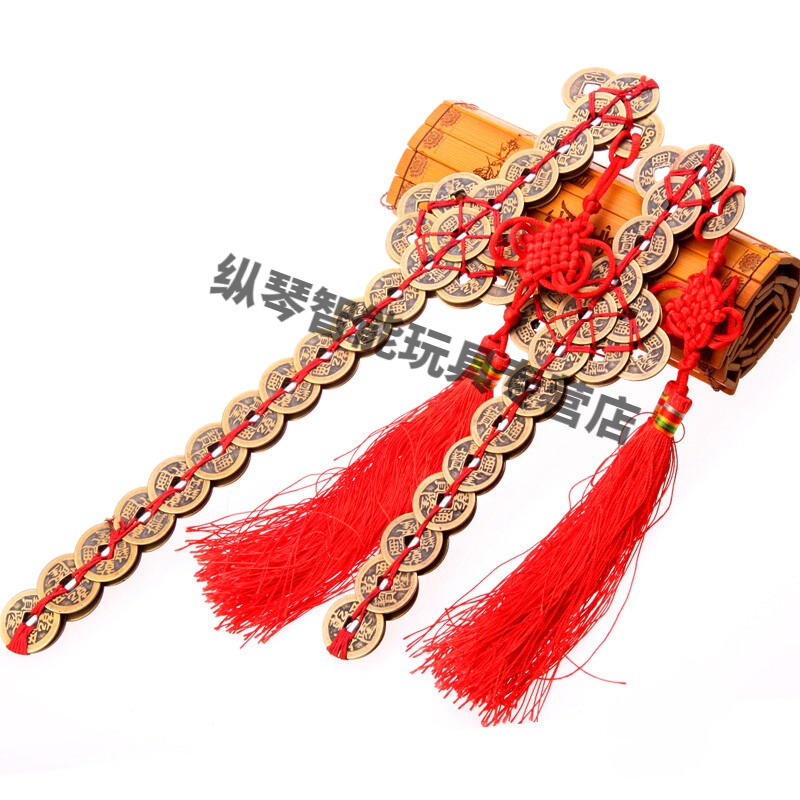 林正英金钱剑 铜钱剑古钱剑宝剑五帝钱铜钱剑法器铜钱剑 5号40cm仿古