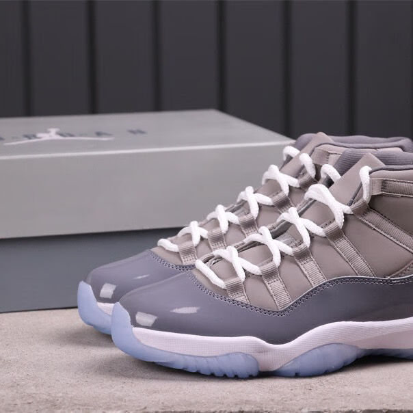 灰复刻情侣运动鞋乔11烟灰高帮篮球鞋潮流男女鞋ct8012-005 aj11酷灰