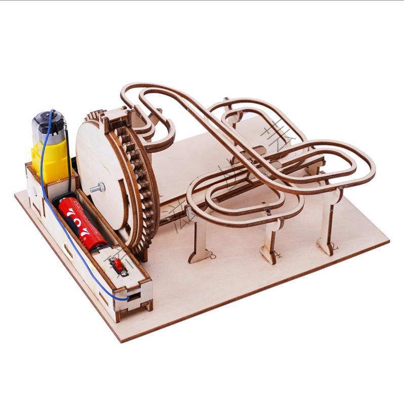琉滋手工制作过山车材料小学三年级玩转2米过山车科学实验套装验轨道