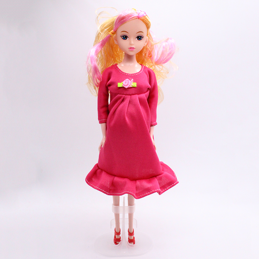 30cm洋娃娃多关节孕妇娃娃 乐吉儿怀孕娃娃 女孩过家家怀孕婴儿 颜色