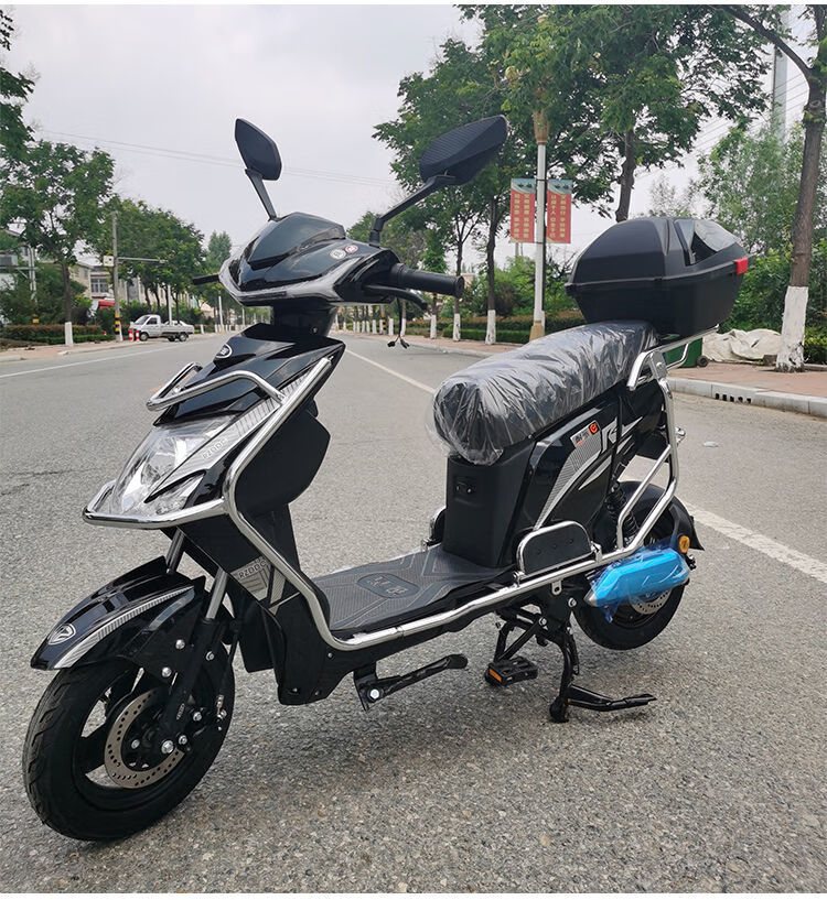 新国标外卖长跑王电动车大功率爬坡锂电池电瓶车宝石蓝整车配72v30a锂