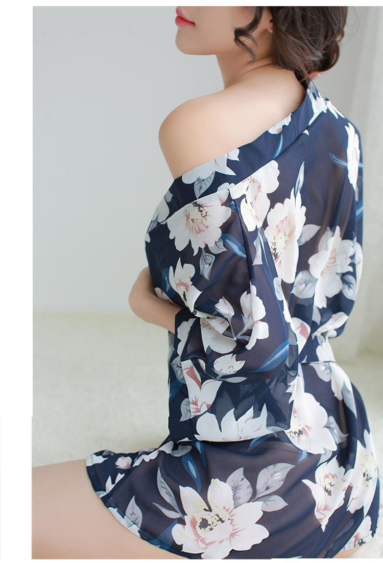 情绪内衣超内裤简约睡衣女夏极度免脱夫妻情调露背办事方便妩媚诱人