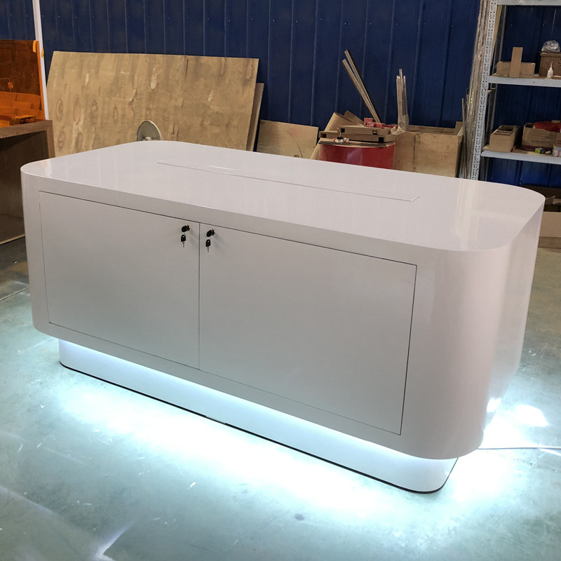 仙奕体验台手机模型展示桌样品配件展示柜台指纹锁展示柜1808080不带