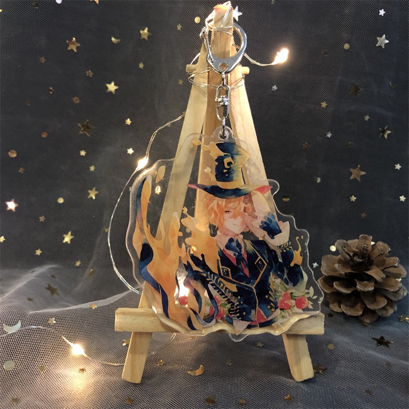 第五游戏 原创水彩周边摄殓杰佣约瑟夫卡尔钥匙扣立牌