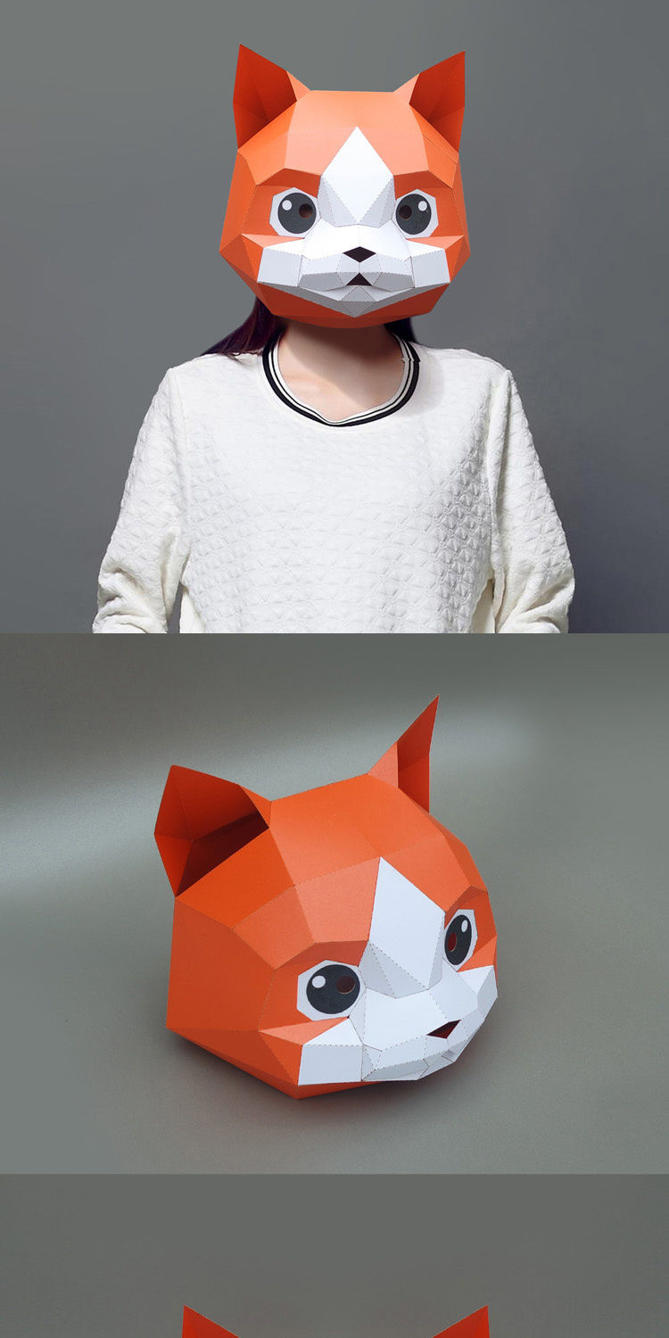 无脸熊猫表情包纸模头套面具暴漫恶搞怪滑稽熊猫人可戴男抖音动漫搞笑