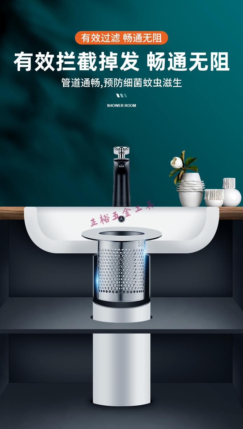 fgacct洗脸盆过滤网地漏防堵网面盆下水滤网防毛发卫生间洗手池盆过滤