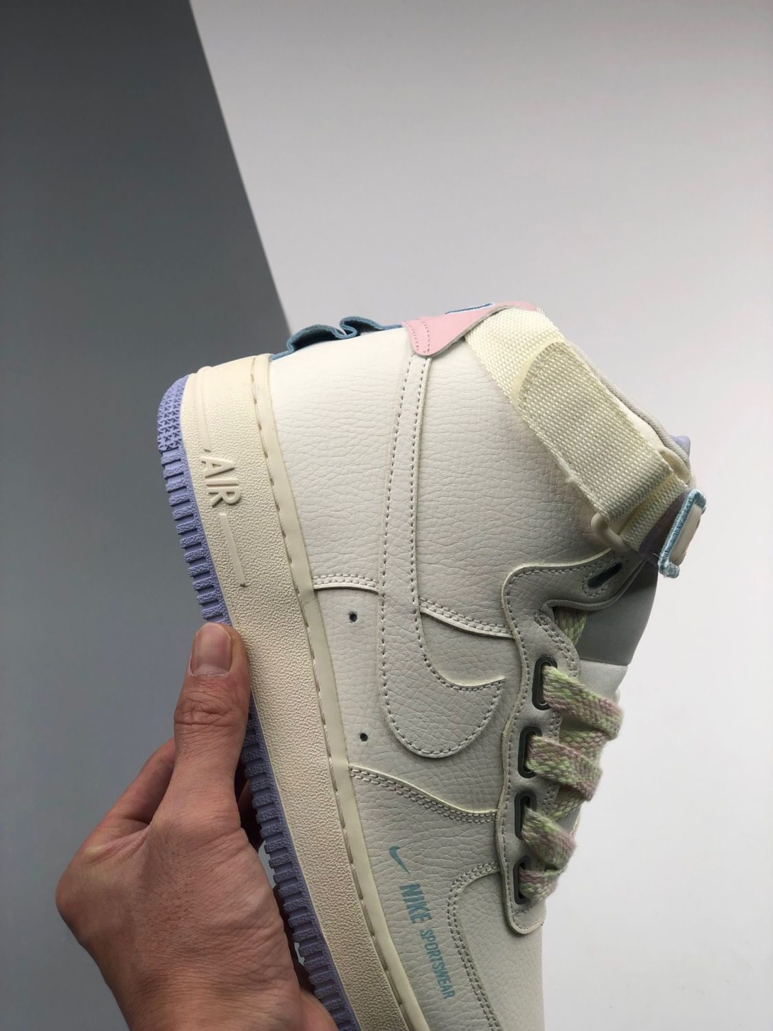 热门款 空军一号 af1独角兽米白 头层气垫男女运动鞋休闲板鞋 空军