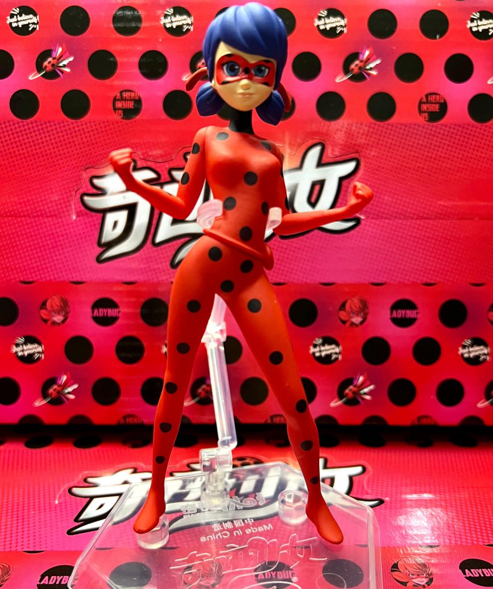 奇迹少女米可幻奇瓢虫雷迪ladybug黑猫罗尔马丽娜模型摆件玩具 随机