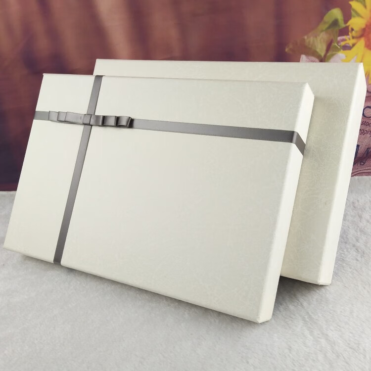 相框纸盒大灰色长方形相册相框礼品盒a4纸盒衬衫书本包装钱包丝巾盒