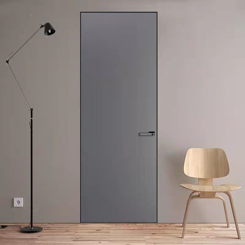 门套轻奢无边框隐形铝木门房间门卫生间门玻璃门防水 wbk-2 半铝门套