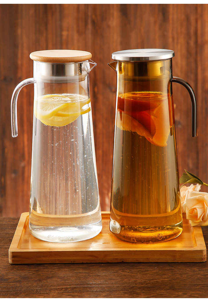 pc亚克力柠檬茶凉水壶耐高温热饮料冷水壶扎壶酒吧果汁塑料壶商用 pc