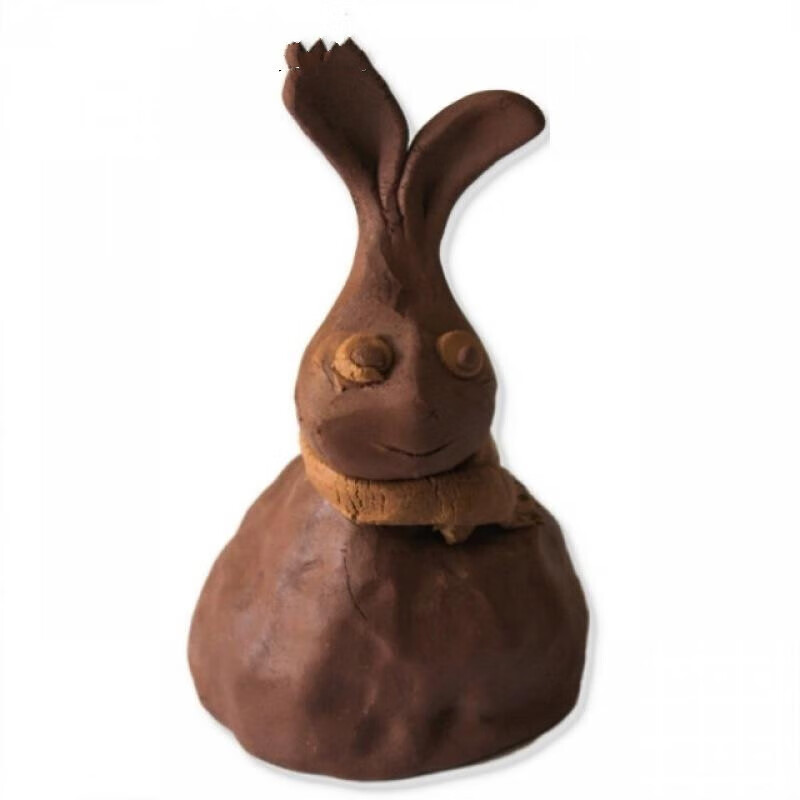 陶土泥儿童用紫砂儿童手工软陶泥diy学生彩色雕塑免烧陶艺粘土制作