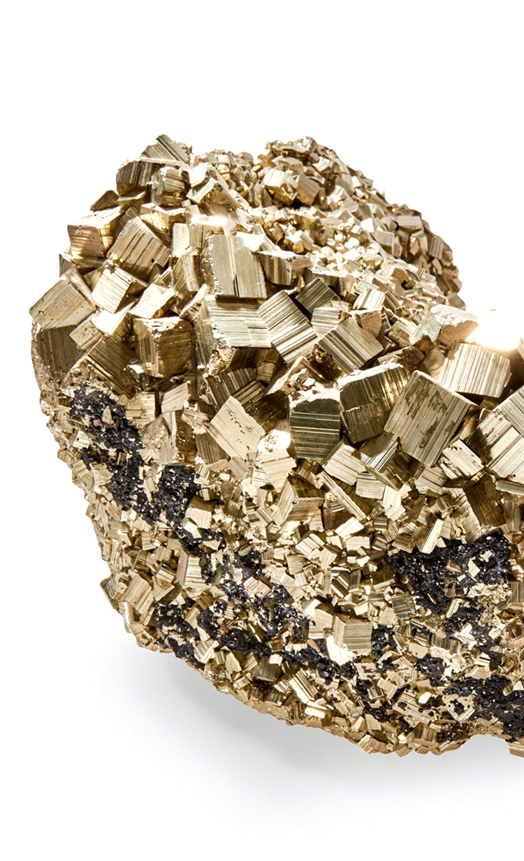 【618嗨购】黄铁矿原石 灵石之约天然秘鲁黄铁矿原石水晶摆件金字塔球