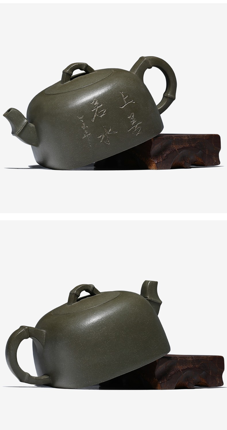 徐保国 宜兴紫砂壶纯全手工小泡茶壶功夫茶具上善若水 王镇学 绿泥