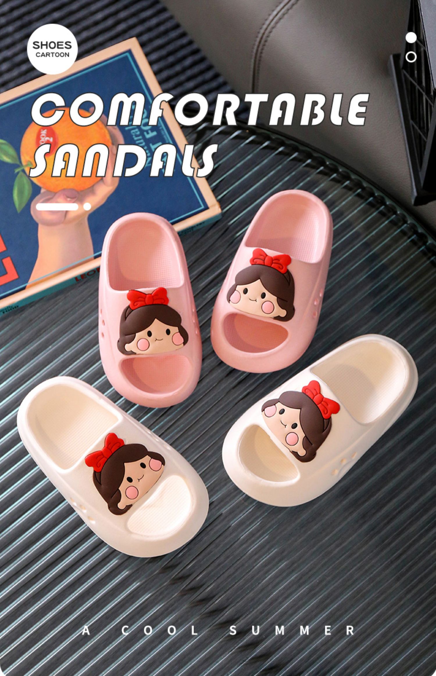 可爱宝宝公主小女孩凉拖鞋2055米白女孩内长16cm约平时2425码底标160