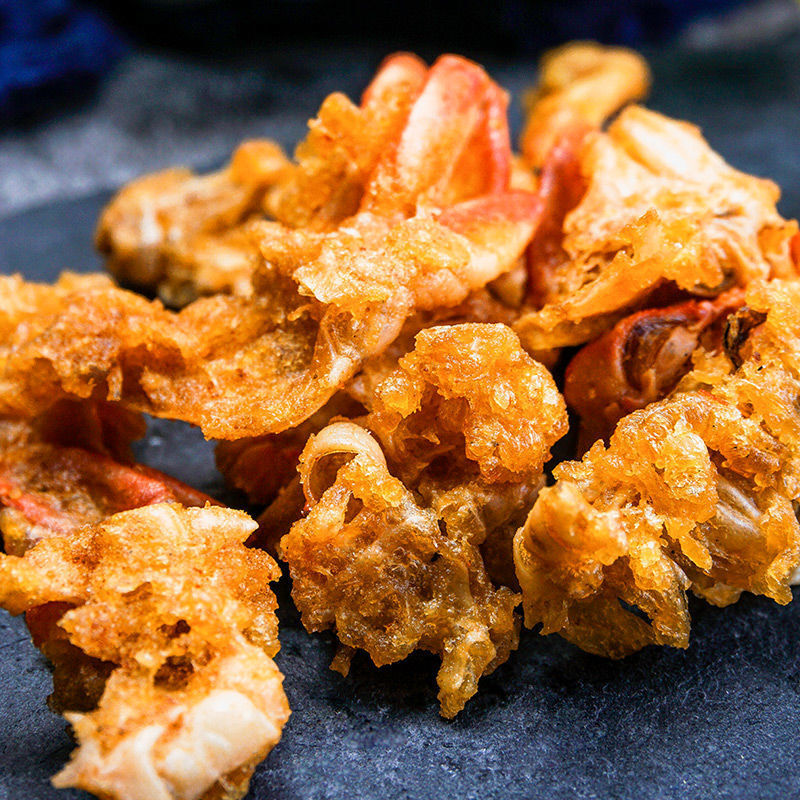 零食小螃蟹炸酥脆蟹36g袋椒盐海味即食海鲜小吃原味