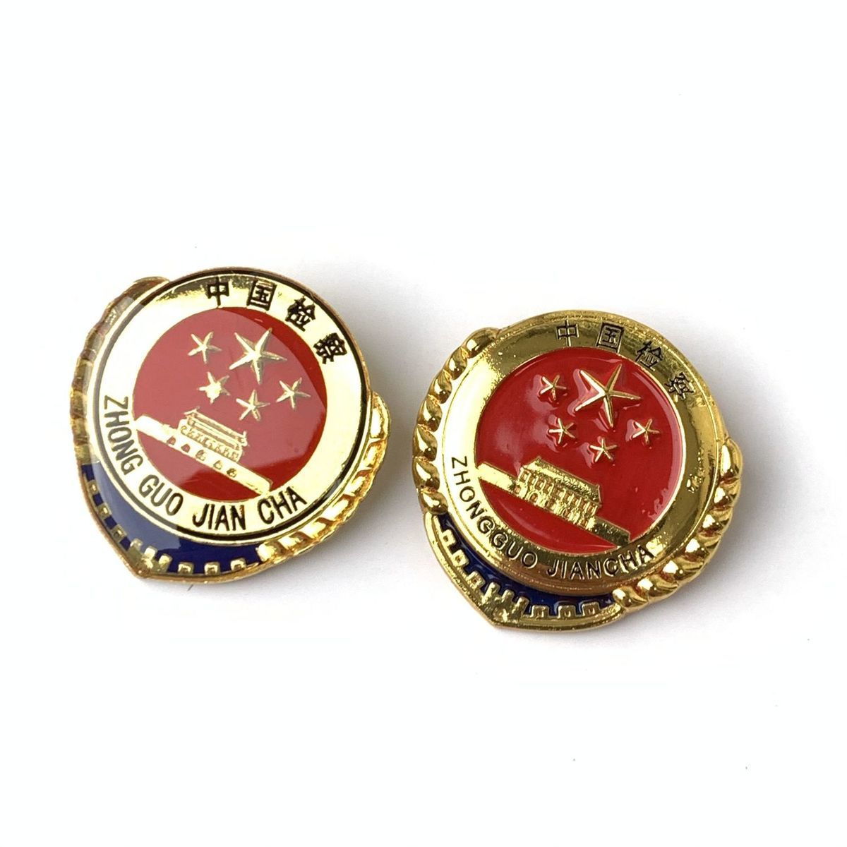 福垚单位徽章检徽胸章胸章别针锌合金徽章小型检徽金属胸章小徽章3x3