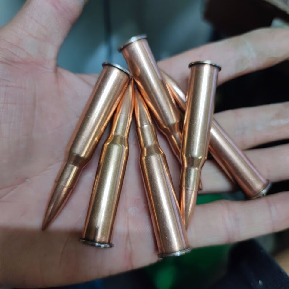 腾圣85狙摆件项链弹壳工艺品 高精狙影视道具 战狼二项链 85狙5枚08成