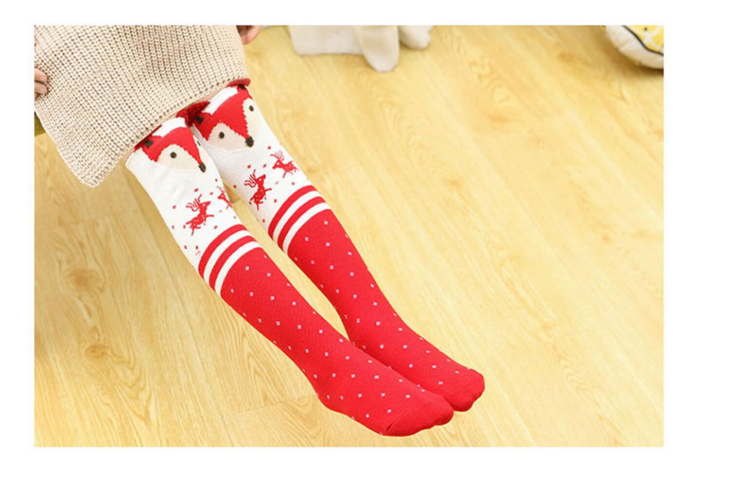 96浪莎儿童长筒袜棉春夏女童中筒袜宝宝高筒袜过膝可爱公主学生长袜