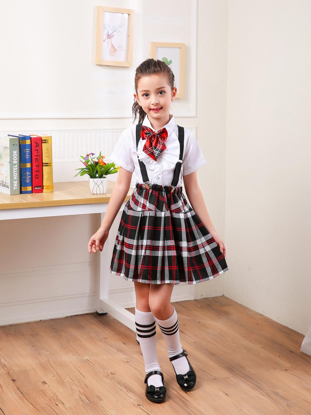 中小学生大合唱服装诗朗诵服校服春夏秋季冬儿童演出服表演服男女女款