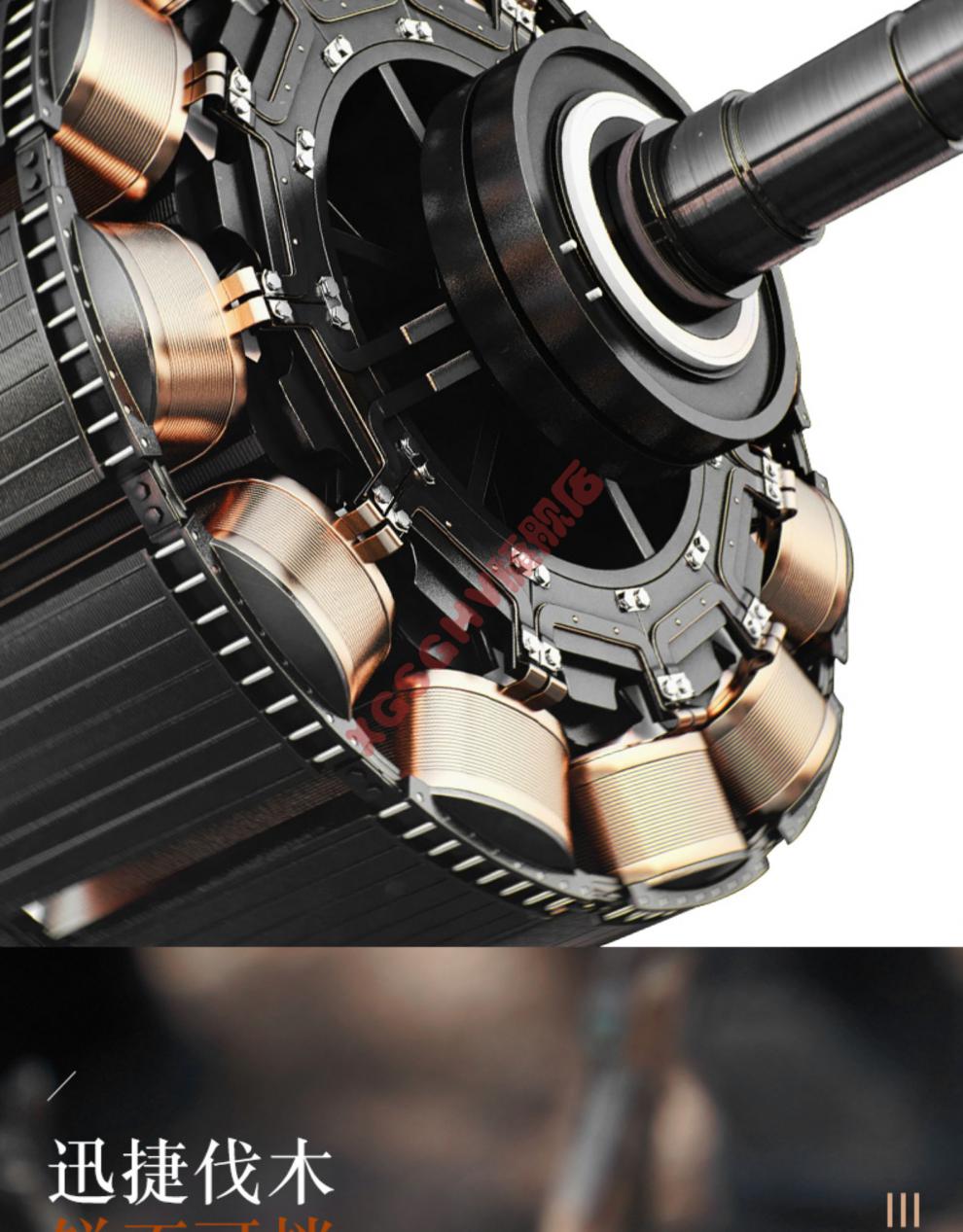 2022新款德国卡玛顿电锯卡玛顿充电式电锯伐木锯家用充电锯大功率户外