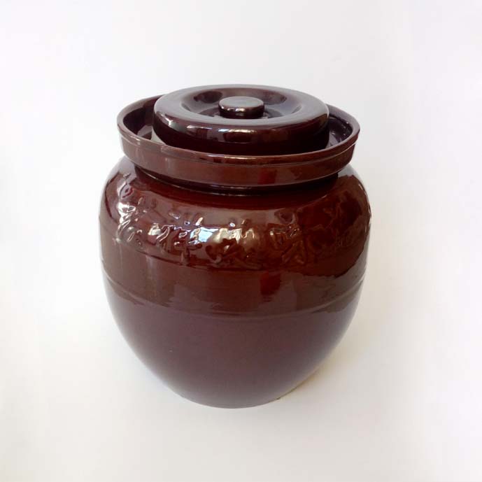 家菱 腌咸菜的小缸腌咸菜的坛子家用陶瓷泡菜坛子加厚腌菜坛子土陶罐