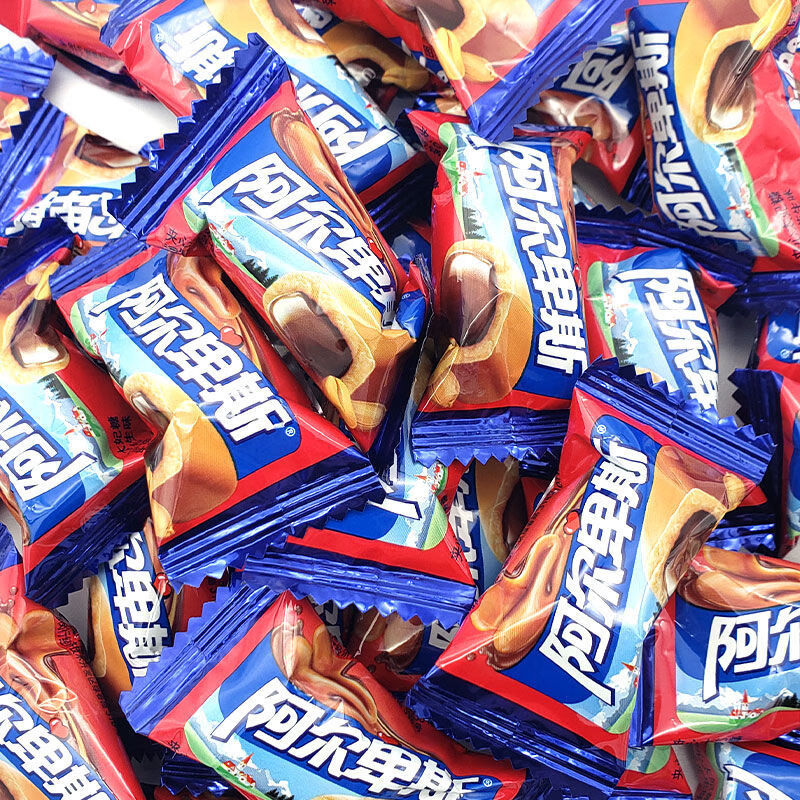 糖果阿尔卑斯巧克溢夹心太妃糖喜糖散装糖果休闲食品年