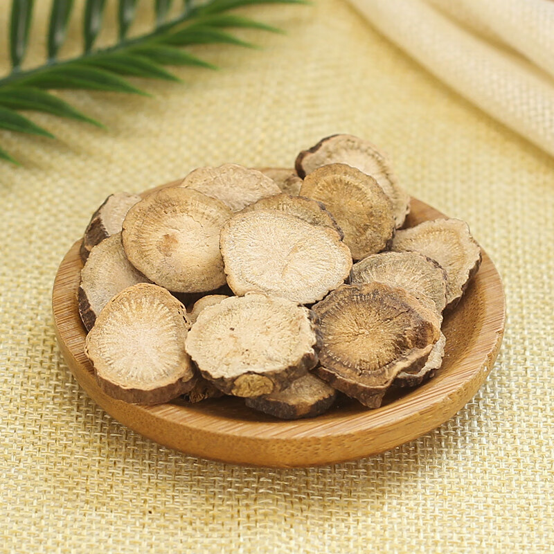 北京同仁堂赤芍中药材特级赤芍片500克g散装赤芍药草芍药山赤勺粉山