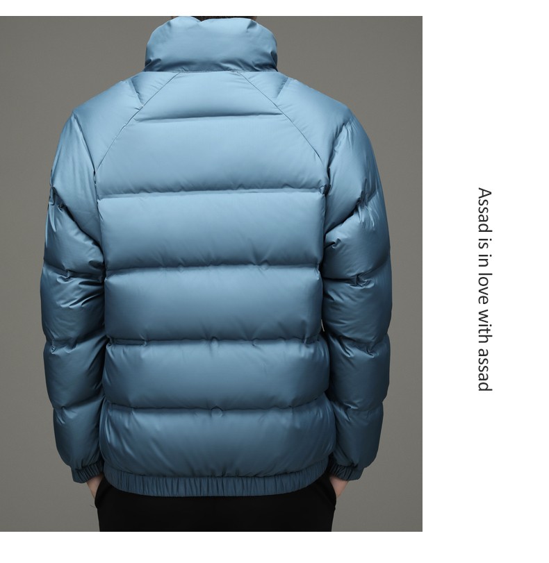 袋鼠羽绒服男短款加厚2021年新款男士羽绒服男韩版冬季面包加厚外套