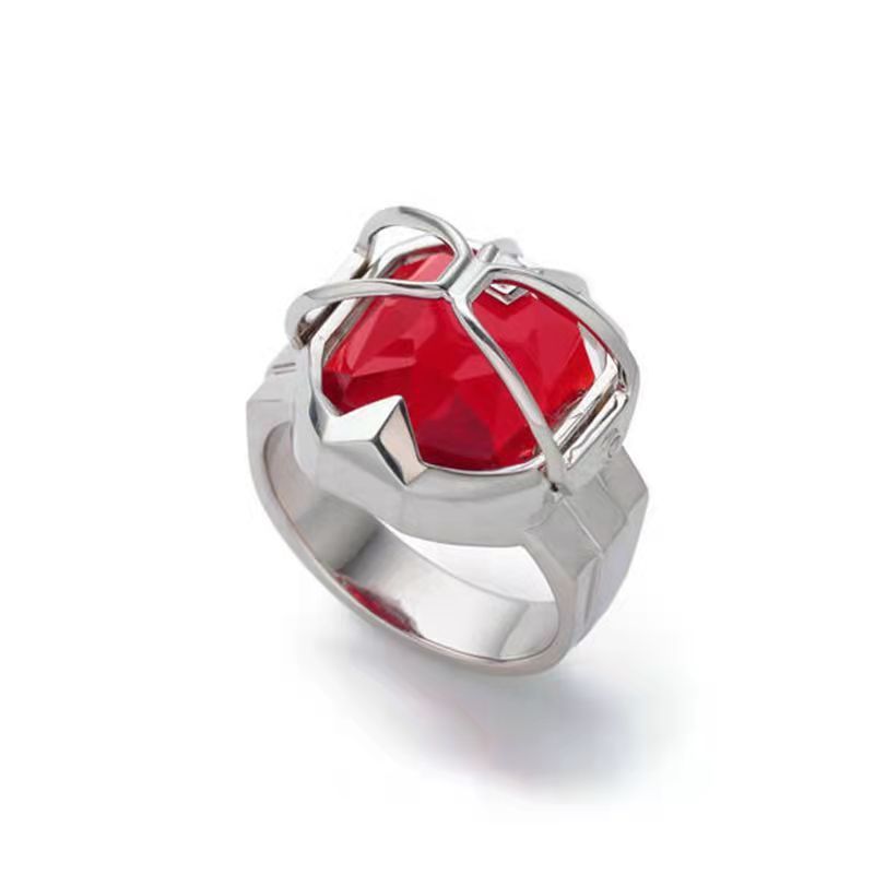 假面骑士法爷戒指wizard法爷魔法火焰风格开口戒指指环不掉色骑士魔法