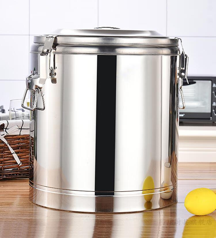 不锈钢保温桶商用超长饭桶大容量汤桶豆浆奶茶桶摆摊冰粉桶小型lmb70